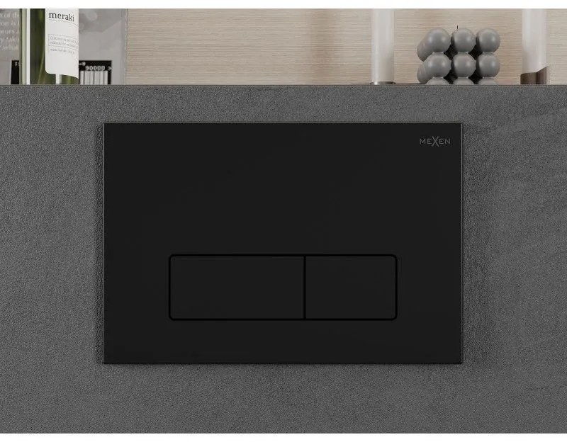 Mexen Fenix 13, splachovacie tlačidlo pre Mexen Fenix, čierna matná, 601303