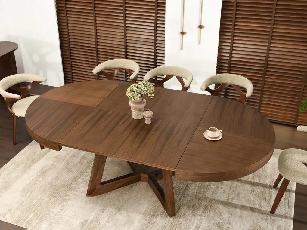 Rozkladací jedálenský stôl OLIA 130-230cm dub