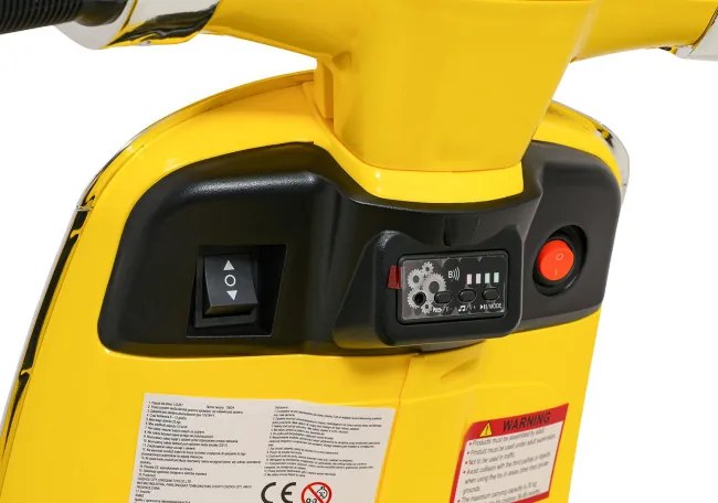 Elektrický skúter Vespa ROMA žltý