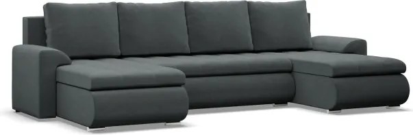 Sedacia súprava FORESTA ULL Kronos v tvare U tmavosivá