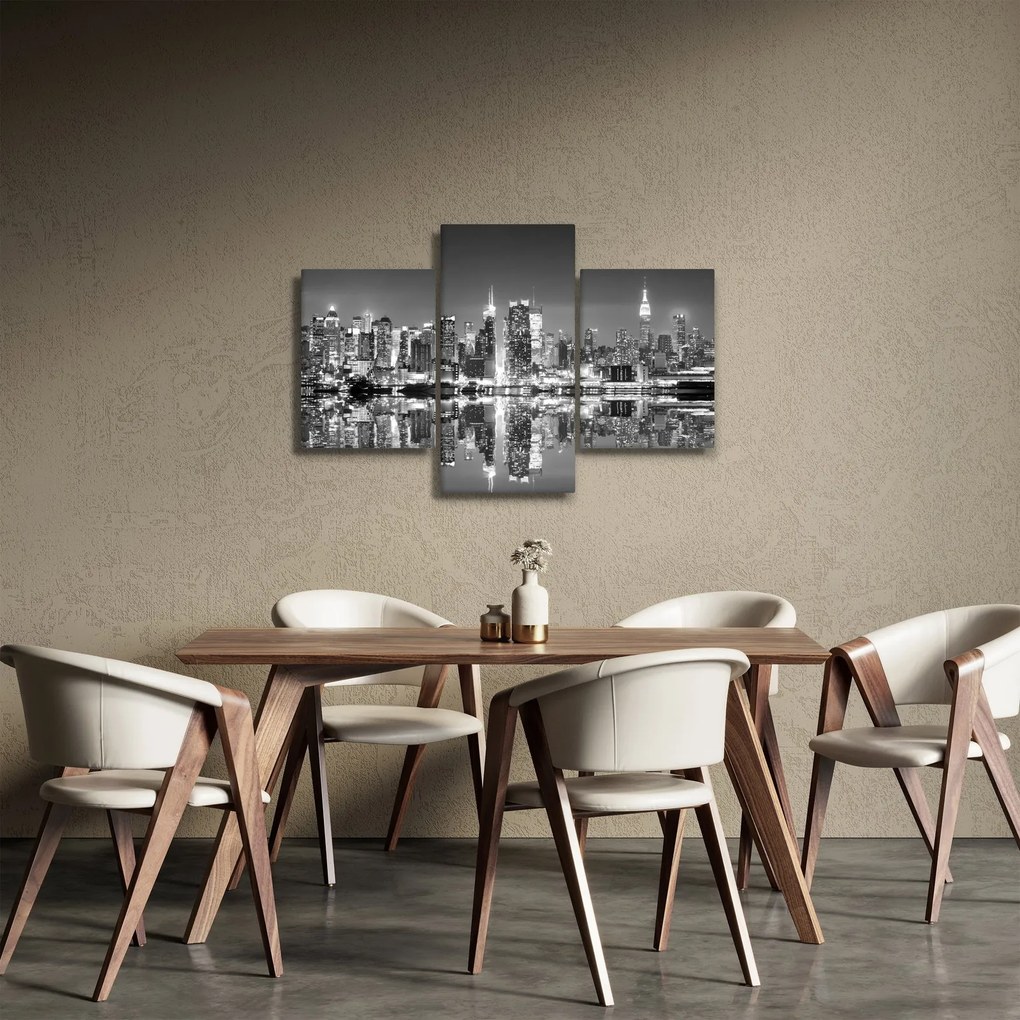 Obraz - New York, čiernobiely (90x60 cm)
