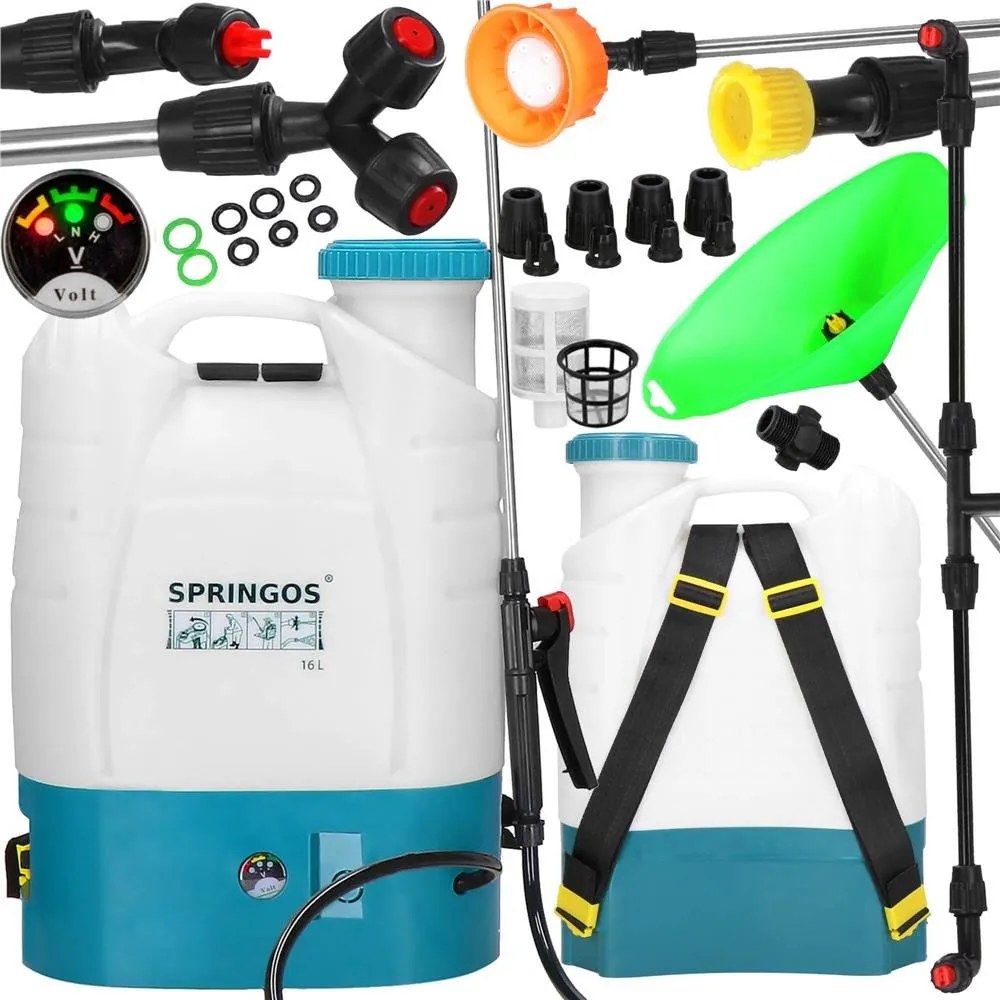 Elektrický akumulátorový postrekovač 16L Springos GA0059