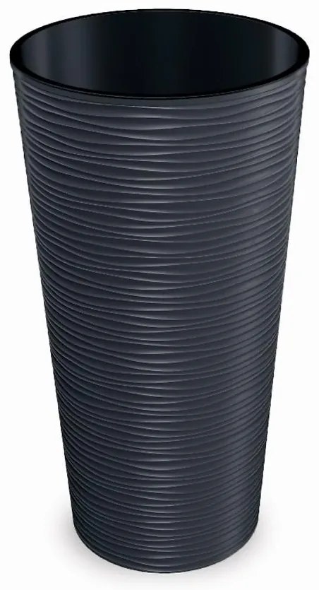 Kvetináč Aurora 30x57h Antracit Ao20