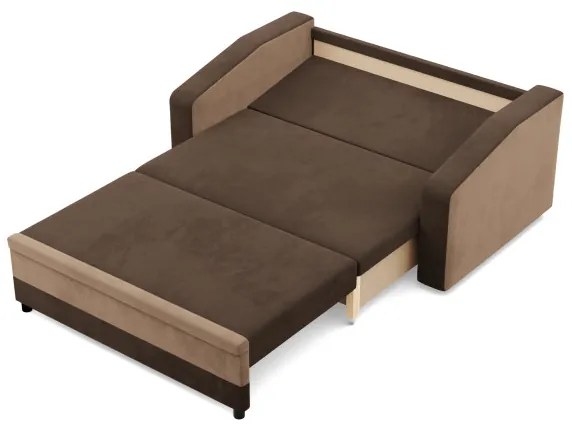 Pohovka ORION hnedá / cappuccino