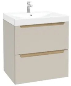 Kúpeľňová skrinka s umývadlom Naturel Stilla 60x60x45 cm kašmír mat STILLADK06056U3, 1 ks