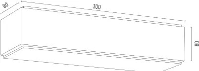 Argon 8366 - Nástenné svietidlo CARLSON 1xE27/15W/230V 30 cm čierna