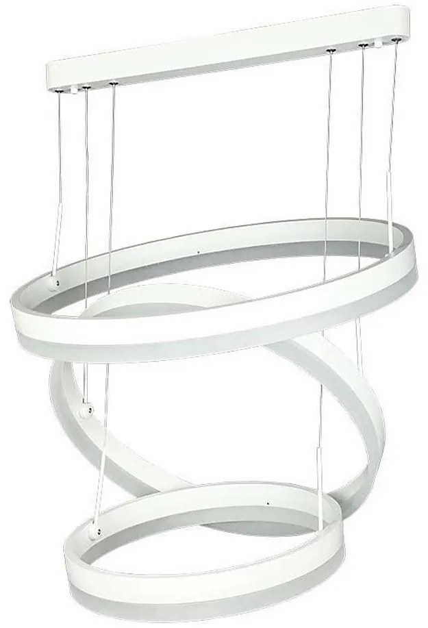 LED Stmievateľný luster na lanku LED/86W/230V 3000K biela