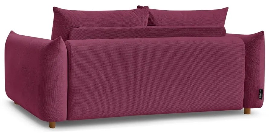 Vínová rozkladacia pohovka 214 cm Ernest – Bobochic Paris