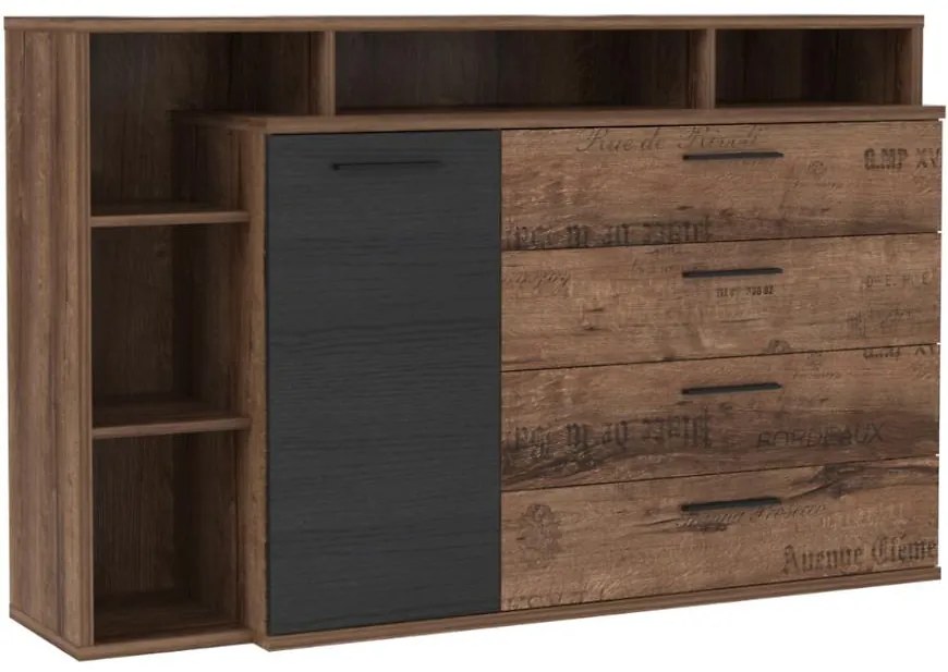 Komoda L JACKY JCKK351L-N09T