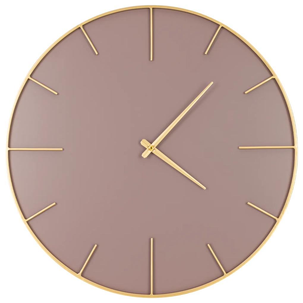 Dekoračné hodiny 60x4x60 cm fialová
