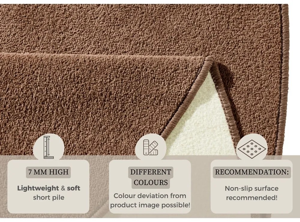 Hnedý okrúhly koberec ø 200 cm Fancy – Hanse Home