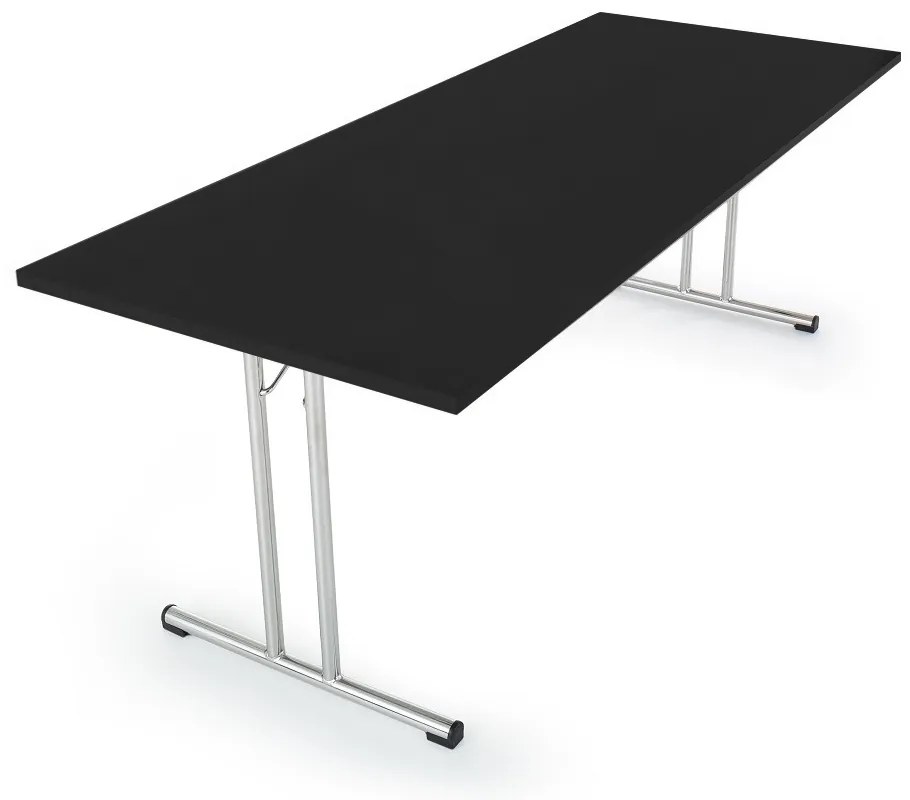 Skladací stôl 160 x 80 cm, čierna
