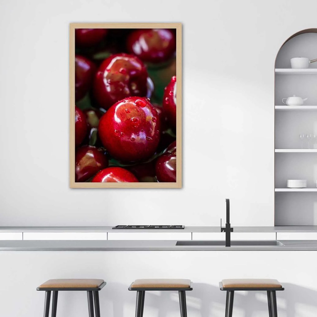 Gario Plagát Chuť na čerešne Farba rámu: Bez rámu, Rozmery: 40 x 60 cm