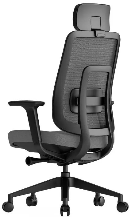 Kancelárska ergonomická stolička K42 — sieť, látka, čierna / viac farieb Zelená