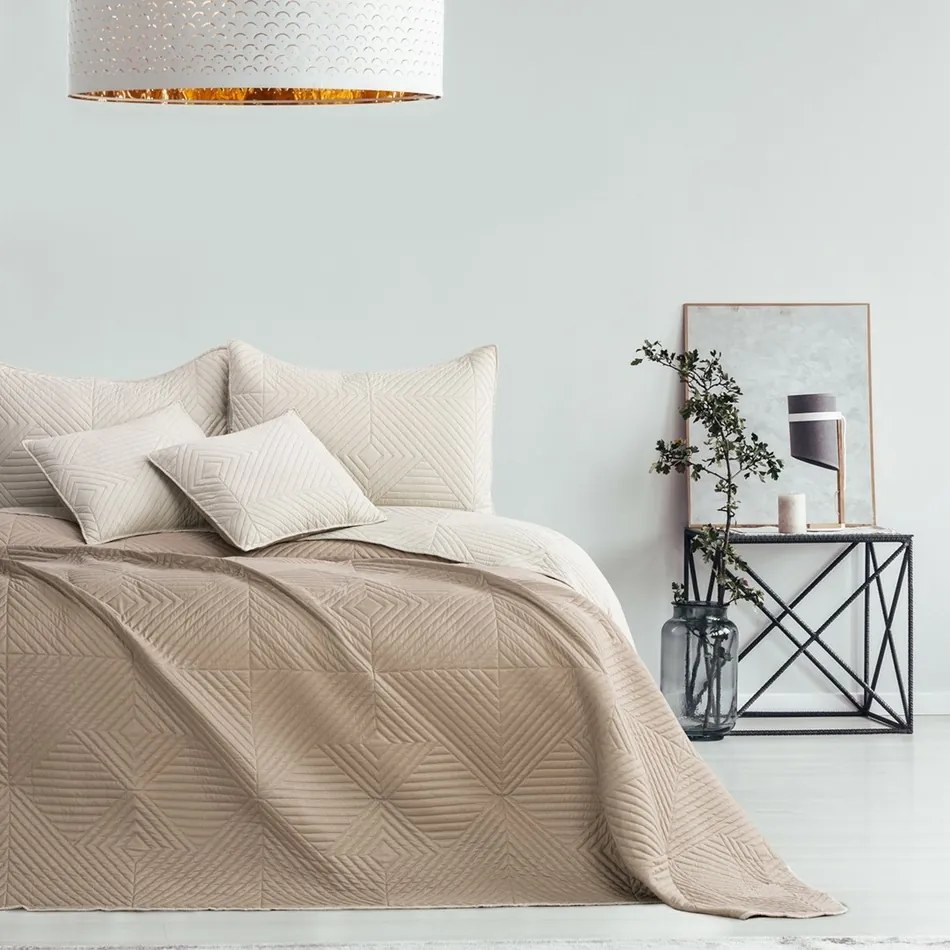 Restilo Prehoz na postel Softa beige - cappucino, 220 x 240 cm