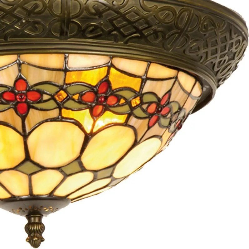 Závesné svietidlo Tiffany Oxford - Ø 38*19 cm 2x E14 / max 40w