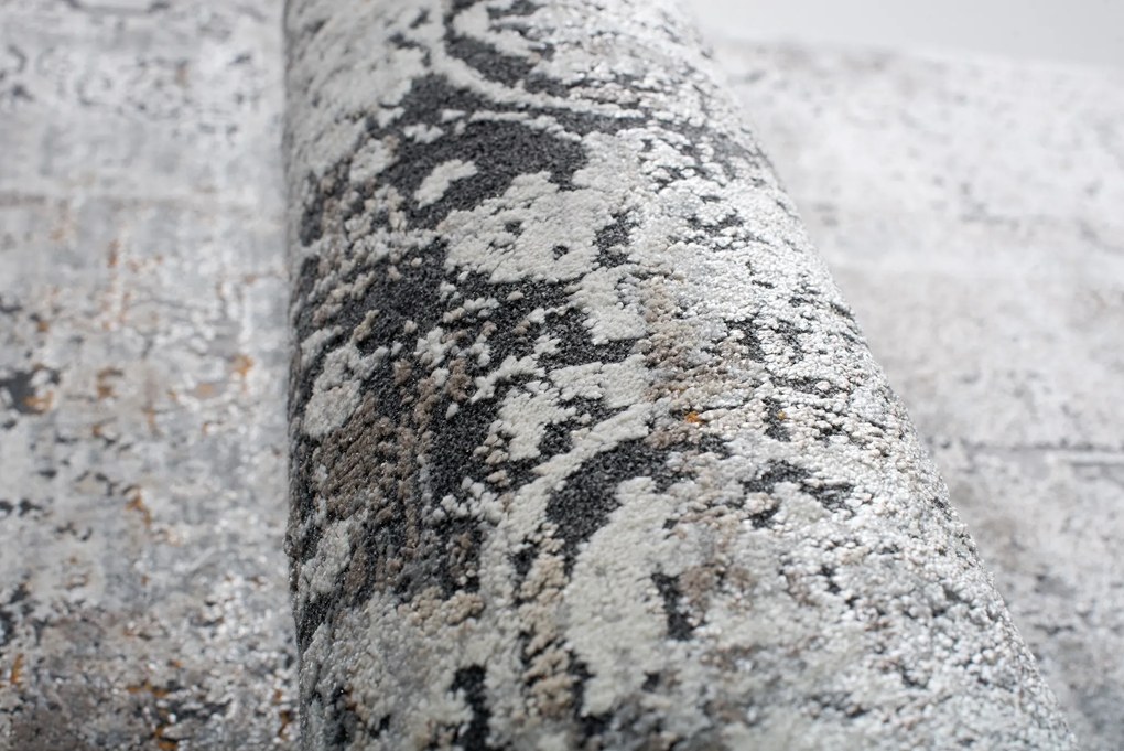 TA Koberec S756B ZMRŠŤOVANIE ANTRACIT FEYRUZ FFR Rozmer: 80x150 cm