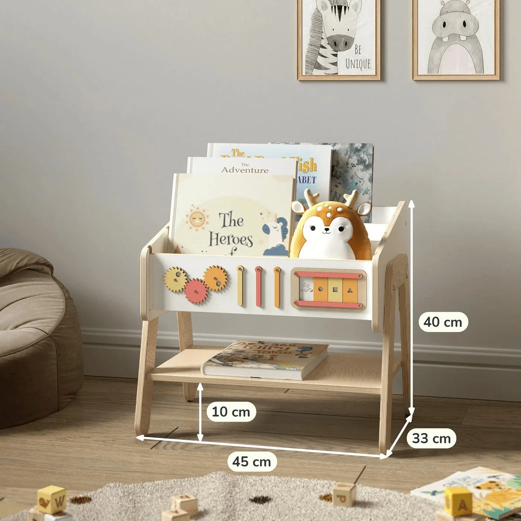 Polica na knihy/sedadlo LILU