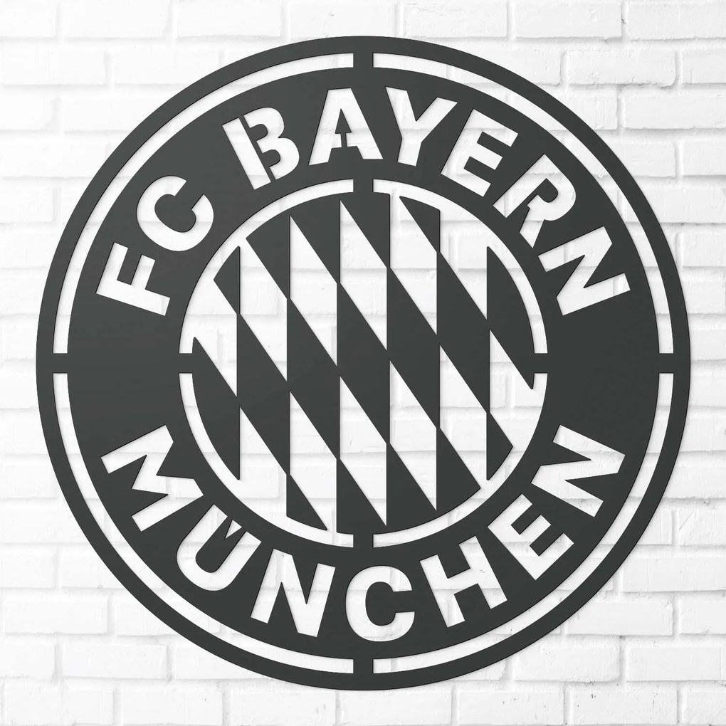 DUBLEZ | Drevené logo klubu - FC Bayern Munchen | Obraz