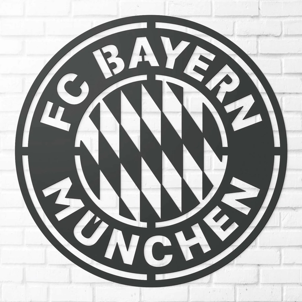 DUBLEZ | Drevené logo klubu - FC Bayern Munchen