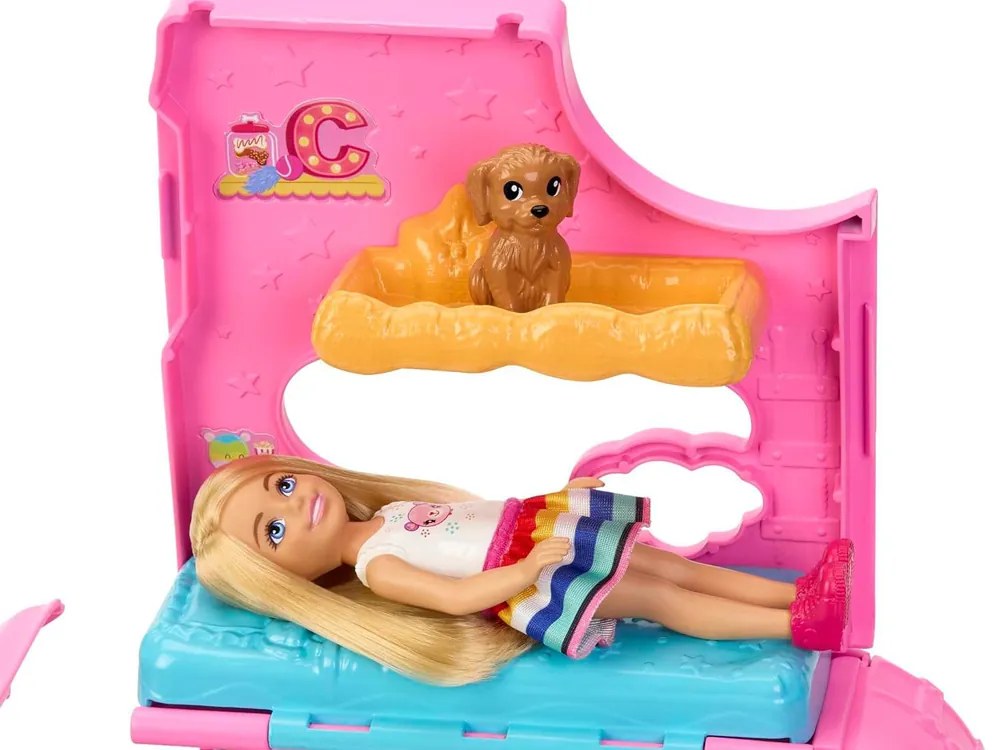 Jokomisiada Barbie Karavan s bábikou Chelsea a doplnkami
