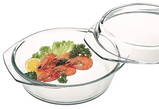 Simax Pekáč okrúhly s vekom 0,7 l + 0,3 l