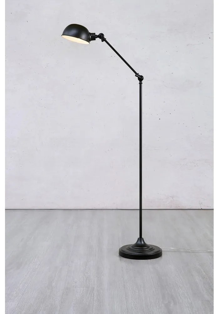 Čierna stojacia lampa (výška 143 cm) Portland - Markslöjd