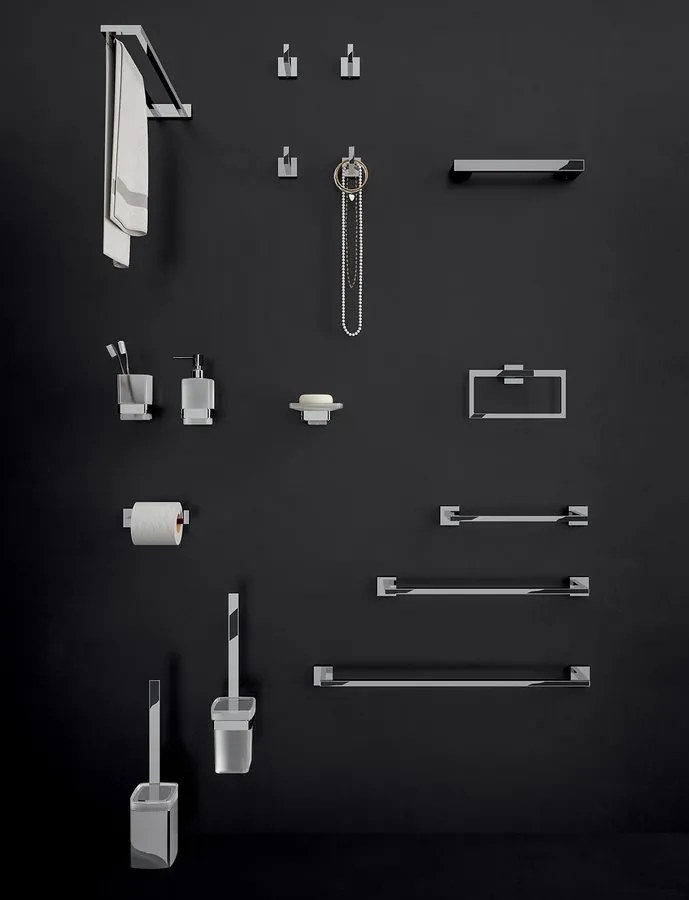 Gedy Gedy, ELBA pohár, mliečne sklo, chróm, A01013