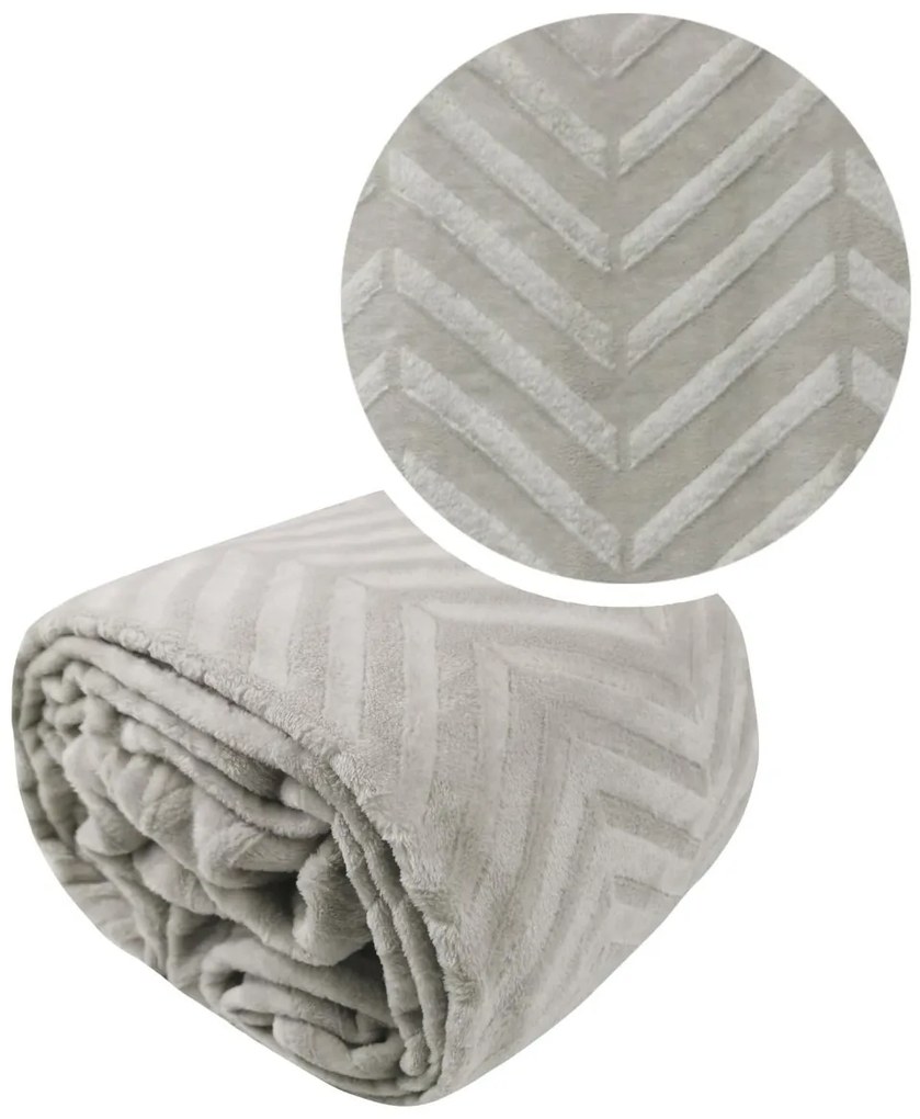 Deka Costa 150x200 cm světle šedá