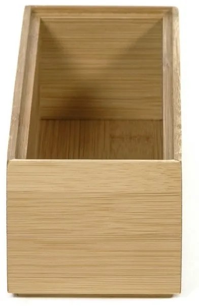 Organizér Compactor Bamboo Box 22,5 x 7,5 x 6,5 cm, prírodné drevo