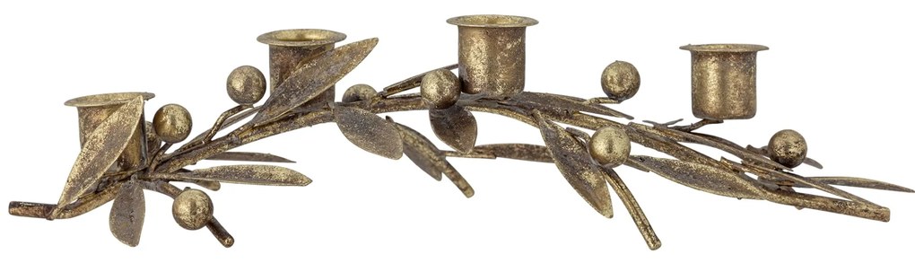 Bloomingville Kovový adventný svietnik Mirabel Gold