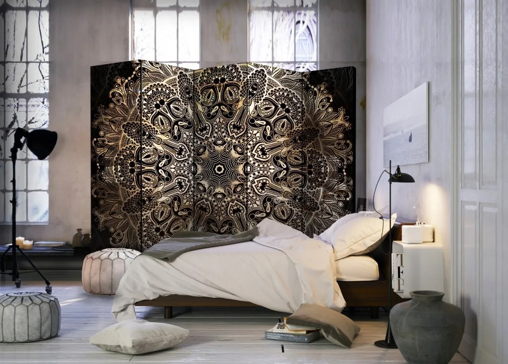 Murando DeLuxe Paraván mandala exotická jemnost  225x172 cm