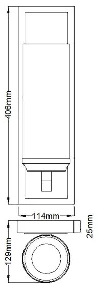 Feiss FE-AMALIA1-LBATH -LED Kúpeľňové svietidlo AMALIA 1xG9/3,5W/230V IP44 chróm