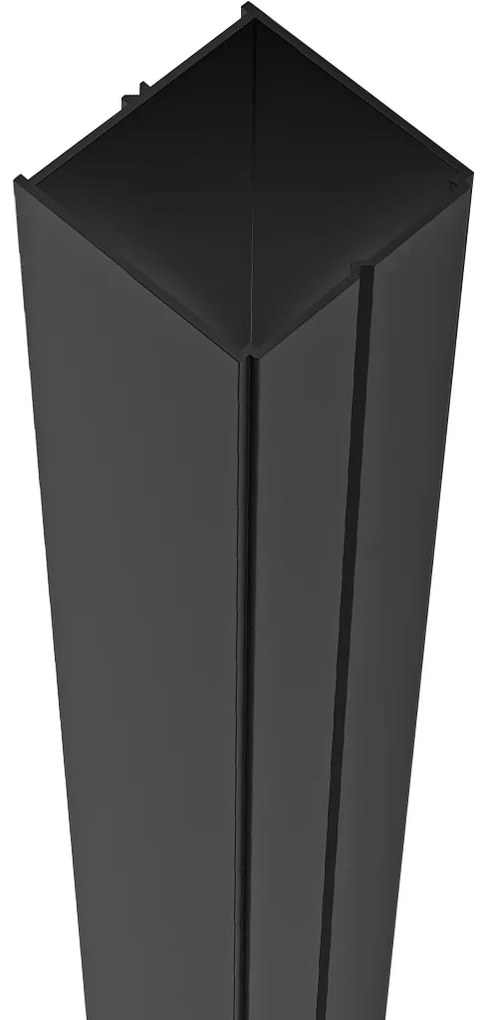 CERANO - Rozširujúci profil pre sprchové dvere Porte L/P - čierna, CER-CER-543922