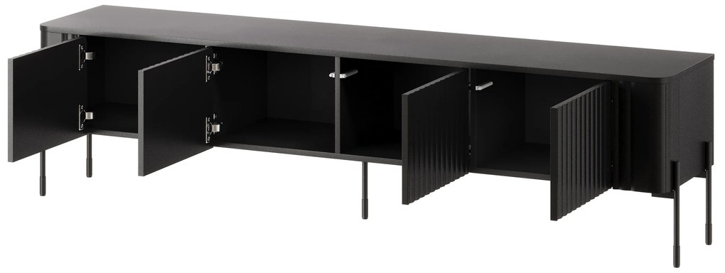 Cama TV stolík Vera 190 - čierna