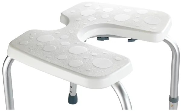 WENKO 206051100-Stolička SECURA 46x53,5 cm biela/strieborná