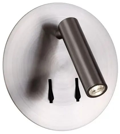 LED nástenné svietidlo Faro chróm