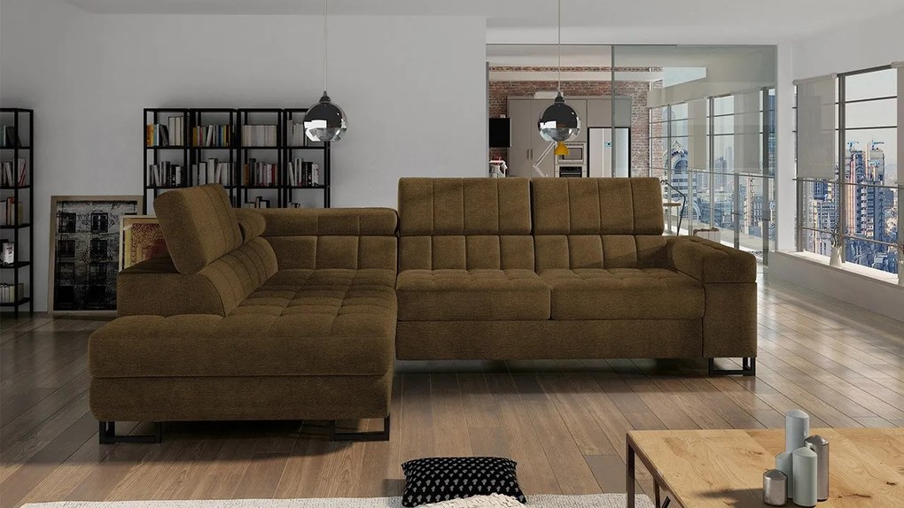 Rohová sedačka Wales, Dostupné poťahy: Nazar 225.02, Strana: ľavá