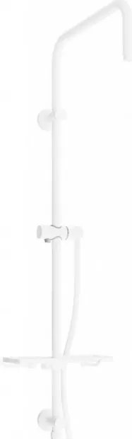Mexen T, sprchový stĺp, polička, biela, 79393-20