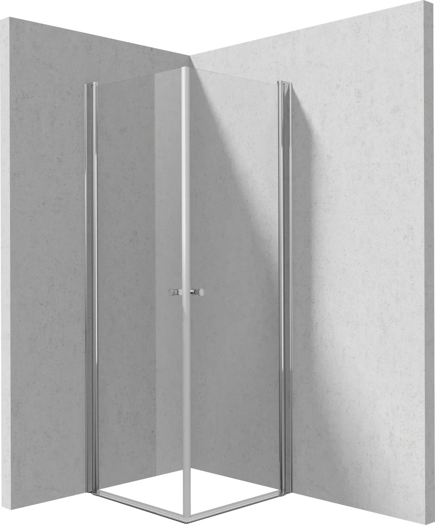 Deante Štvorcový sprchový kút Kerria Plus 80x80 cm - KKN0W08W08 - bez vaničky