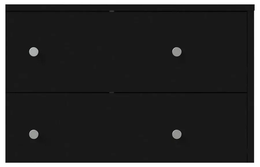 Čierna komoda Tvilum May, 72 x 68 cm