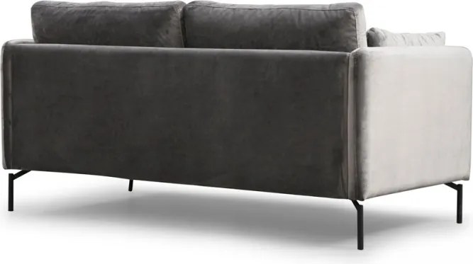 Dvoumístná pohovka Sino 177 cm šedá