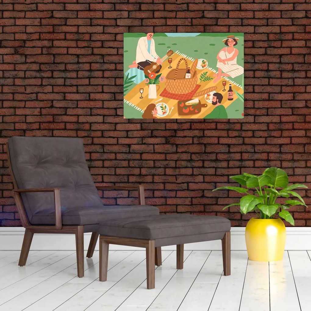 Sklenený obraz - Summer love (70x50 cm)