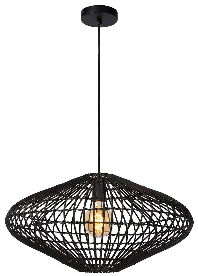 Lucide 03435/56/30 - Luster na lanku MAGALI 1xE27/40W/230V čierna