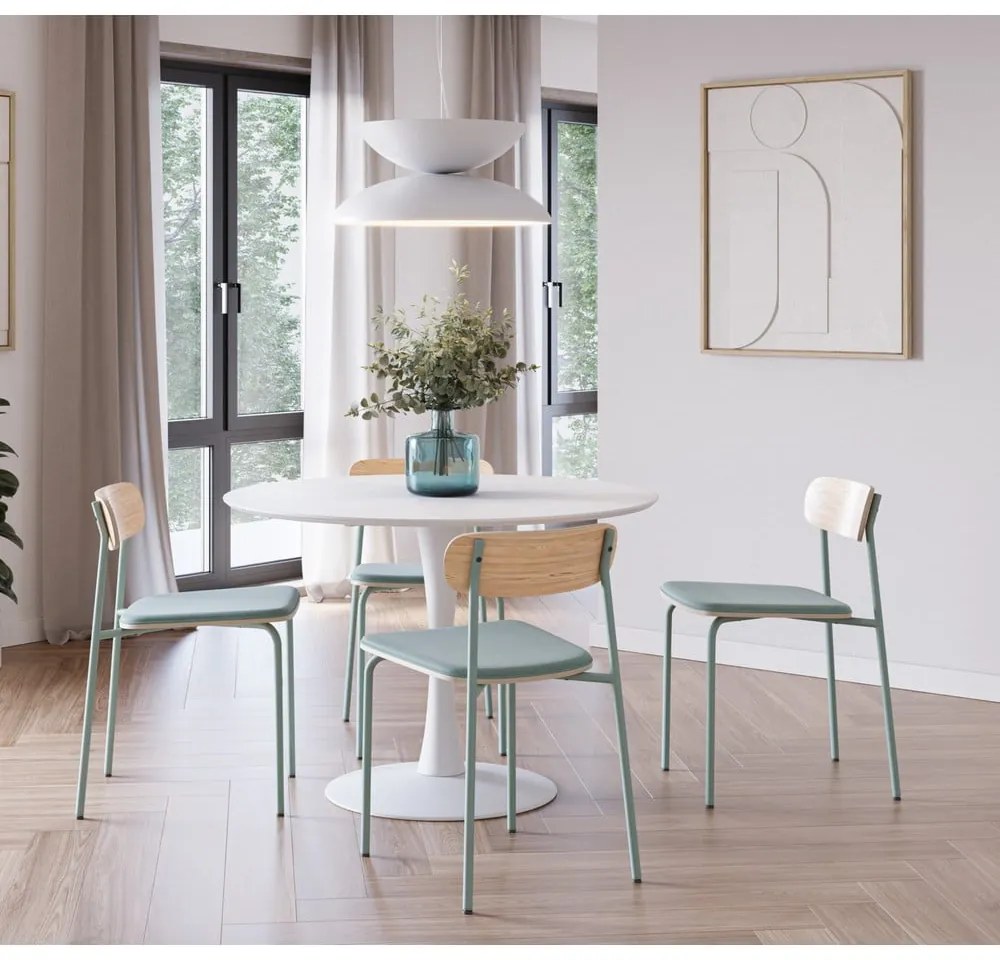 Zelené/v prírodnej farbe jedálenské stoličky v súprave 2 ks Adriana – Marckeric