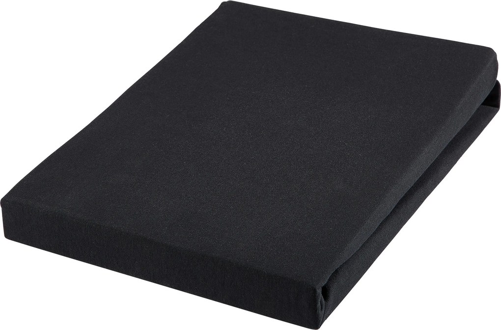 XXXLutz NAPÍNACIA PLACHTA, džersej, čierna, 90-100/200-220 cm Novel - Obliečky & plachty - 005054003017