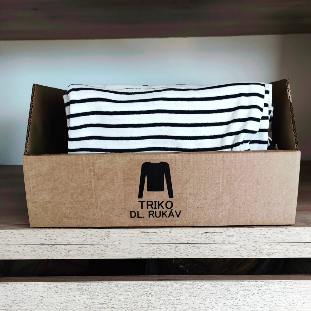 KARTON PAK Úložné boxy na oblečenie, organizéry do skrine EKO KARTON 30 x 47 cm