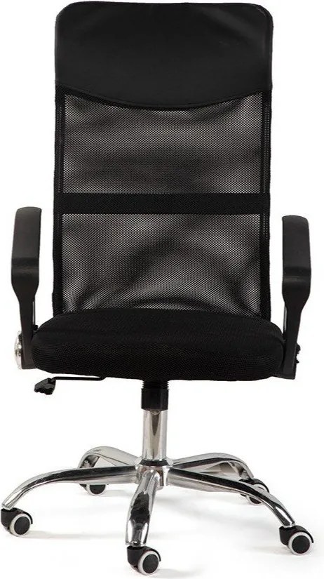 Čierna čalúnená kancelárska stolička Arco – Bonami Essentials