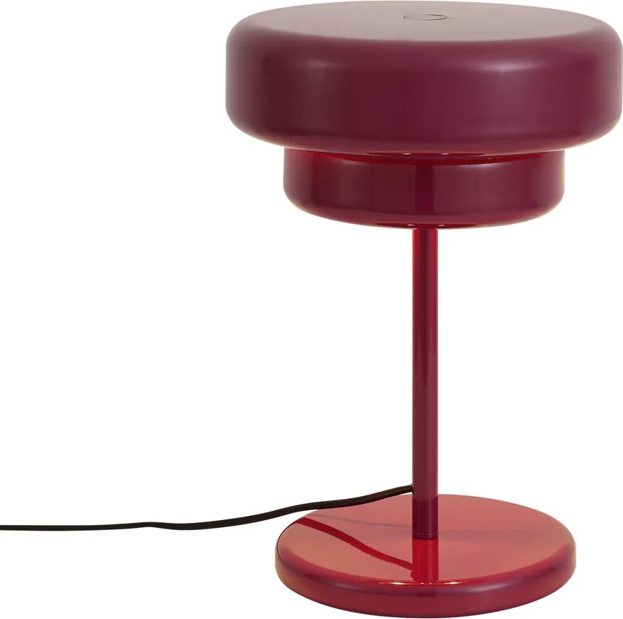 Retro stolná lampa slivková 41 cm - Ophelia