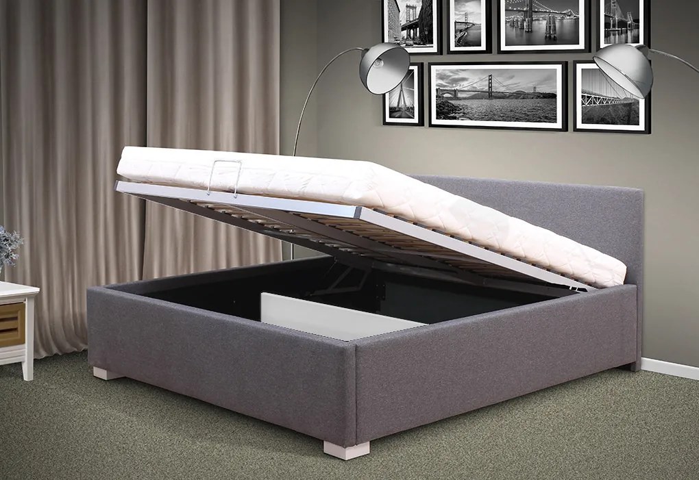 Nabytekmorava Moderná posteľ Fanny HIT 160x200 cm Farba: Savana sivá